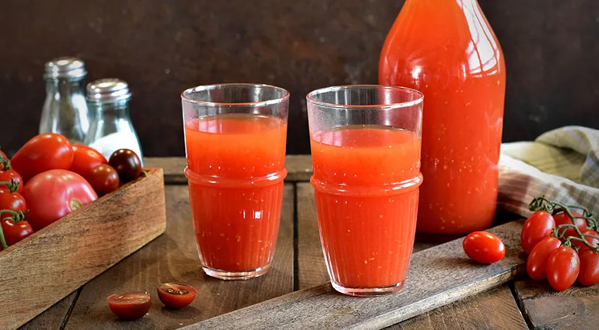 Tomatjuice til vinteren derhjemme 