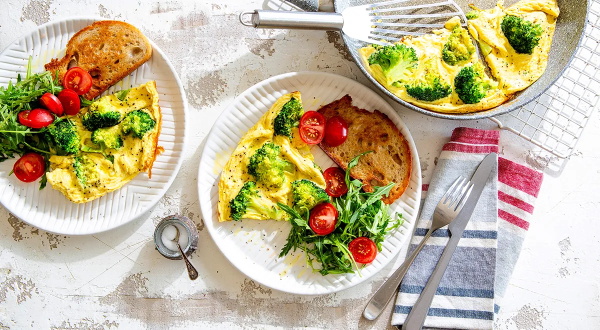 Broccoli omelet