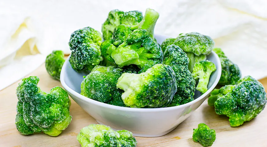 Der er ingen grund til at optø broccoli før tilberedning.